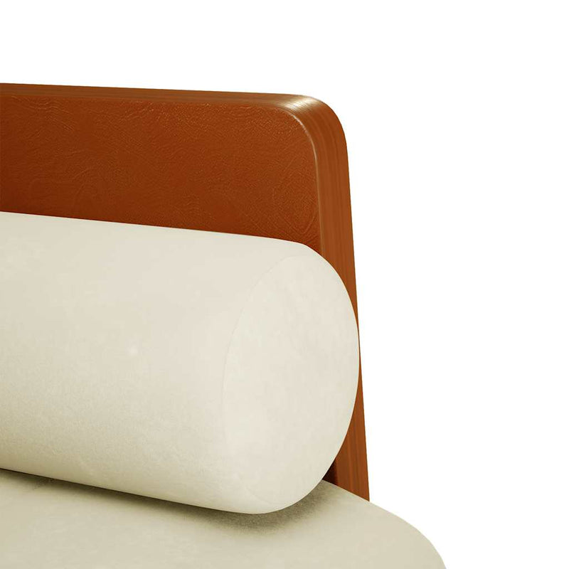 vidaXL krém bársony loveseat kanapé párnákkal 110 cm