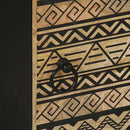 vidaXL fekete tömör mangófa éjjeliszekrény 40 x 33,5 x 46 cm