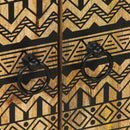 vidaXL tömör nyers mangófa tálalószekrény 60 x 33,5 x 75 cm