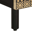 vidaXL tömör nyers mangófa tálalószekrény 40 x 33,5 x 75 cm