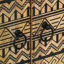 vidaXL tömör nyers mangófa tálalószekrény 60 x 33,5 x 75 cm