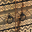 vidaXL tömör nyers mangófa tálalószekrény 60 x 33,5 x 75 cm