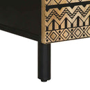 vidaXL tömör nyers mangófa tálalószekrény 60 x 33,5 x 75 cm