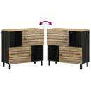 vidaXL tömör nyers mangófa tálalószekrény 80 x 33,5 x 75 cm