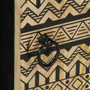 vidaXL tömör nyers mangófa tálalószekrény 90 x 33,5 x 75 cm