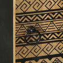 vidaXL tömör nyers mangófa tálalószekrény 40 x 33,5 x 110 cm