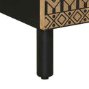 vidaXL tömör nyers mangófa tálalószekrény 40 x 33,5 x 110 cm