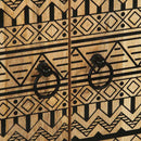 vidaXL tömör nyers mangófa tálalószekrény 60 x 33,5 x 100 cm