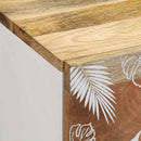 vidaXL 2 db tömör mangófa éjjeliszekrény 40x33,5x46 cm