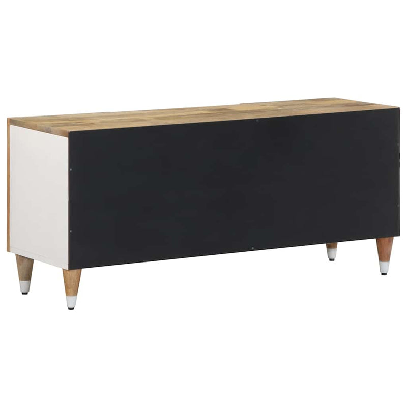vidaXL tömör mangófa TV-szekrény 105x33,5x46 cm