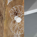 vidaXL tömör mangófa TV-szekrény 105x33,5x46 cm