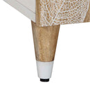 vidaXL tömör mangófa TV-szekrény 105x33,5x46 cm