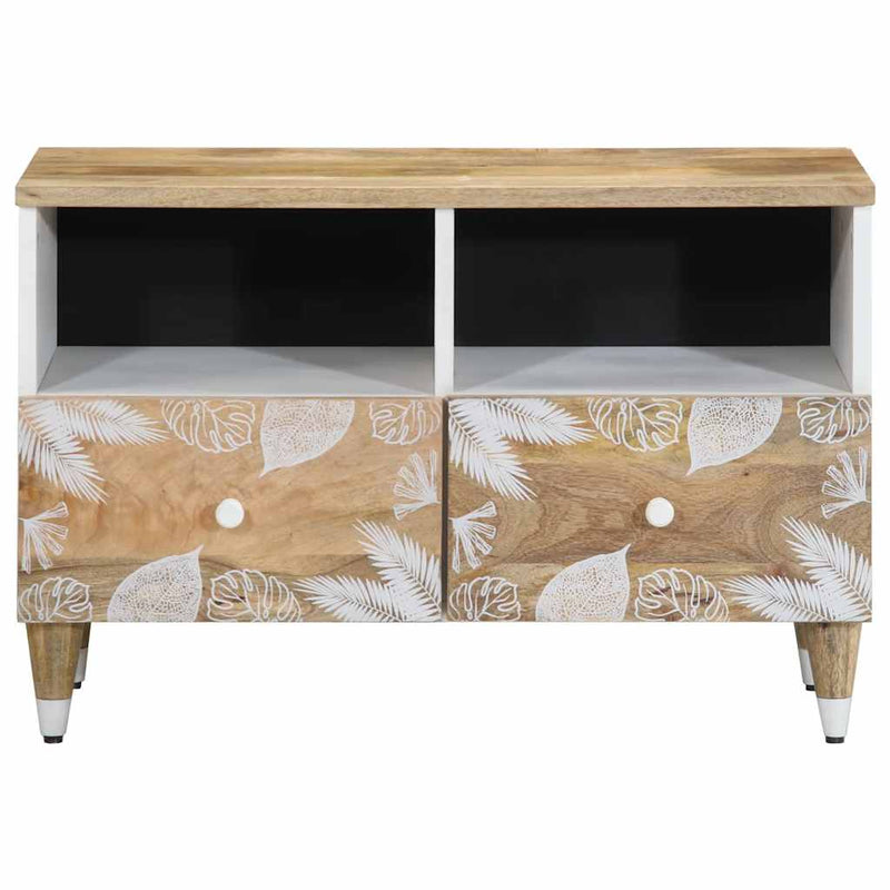 vidaXL tömör mangófa TV-szekrény70x33,5x46 cm