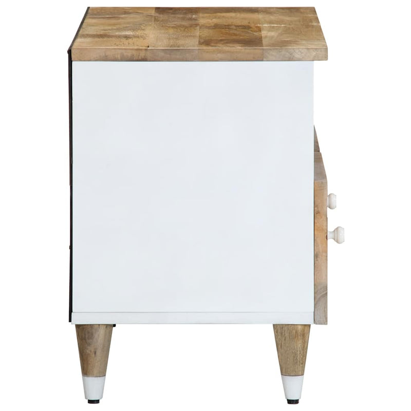 vidaXL tömör mangófa TV-szekrény70x33,5x46 cm