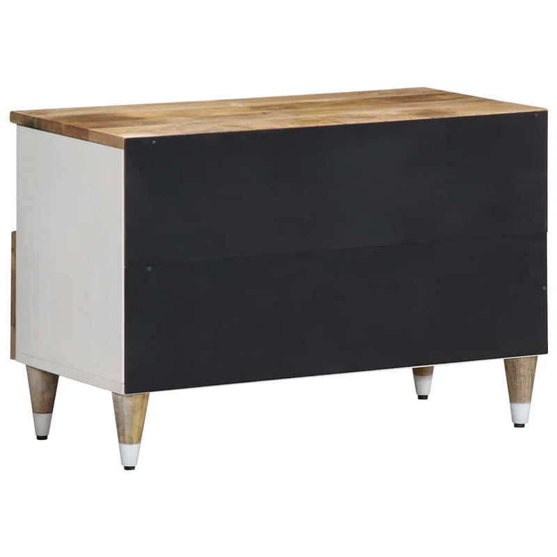 vidaXL tömör mangófa TV-szekrény70x33,5x46 cm