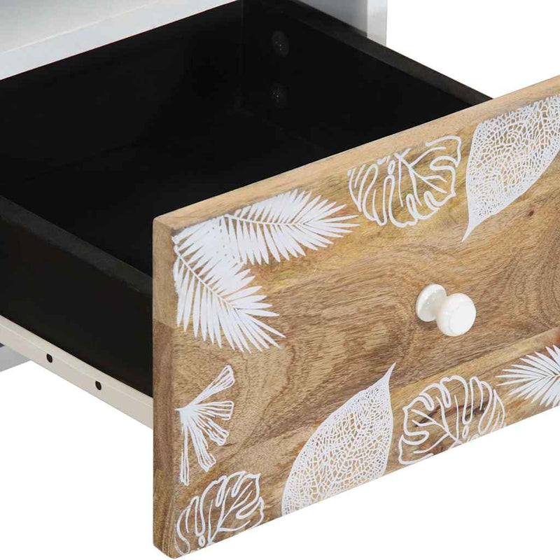 vidaXL tömör mangófa TV-szekrény70x33,5x46 cm