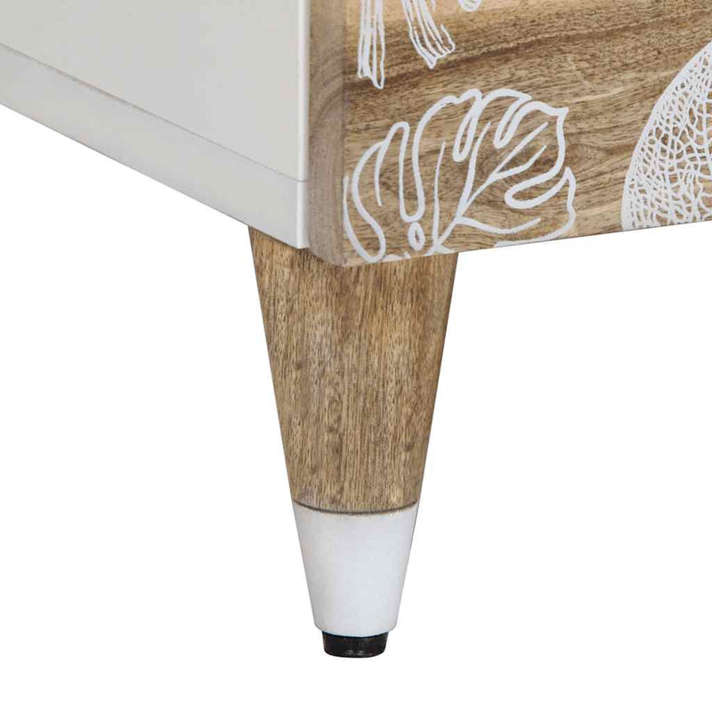 vidaXL tömör mangófa TV-szekrény70x33,5x46 cm