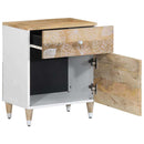 vidaXL tömör mangófa éjjeliszekrény 50 x 33 x 60 cm