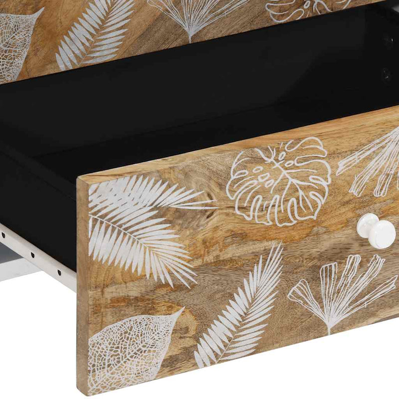 vidaXL tömör mangófa éjjeliszekrény 50 x 33 x 60 cm