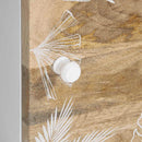 vidaXL tömör mangófa dohányzóasztal 100 x 54 x 40 cm