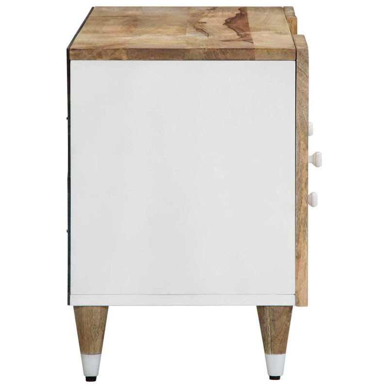 vidaXL tömör mangófa TV-szekrény 105x33,5x46 cm