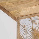 vidaXL tömör mangófa TV-szekrény 105x33,5x46 cm