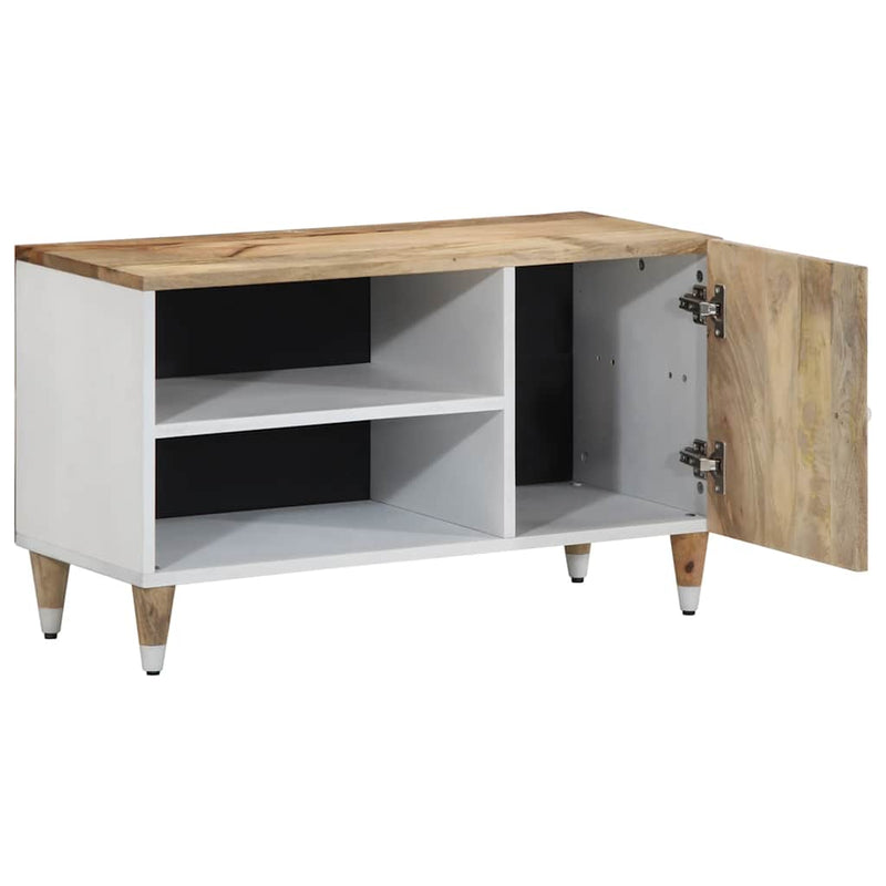 vidaXL tömör mangófa TV-szekrény 80x31,5x46 cm