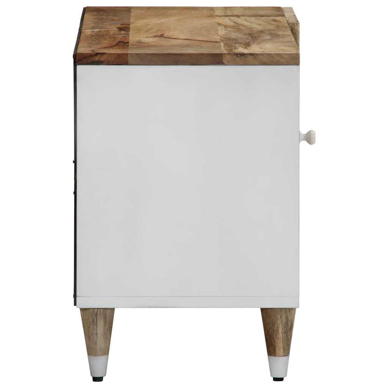 vidaXL tömör mangófa TV-szekrény 80x31,5x46 cm