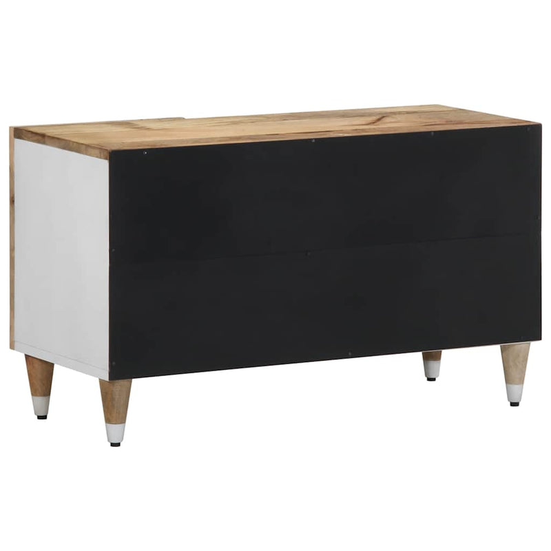 vidaXL tömör mangófa TV-szekrény 80x31,5x46 cm