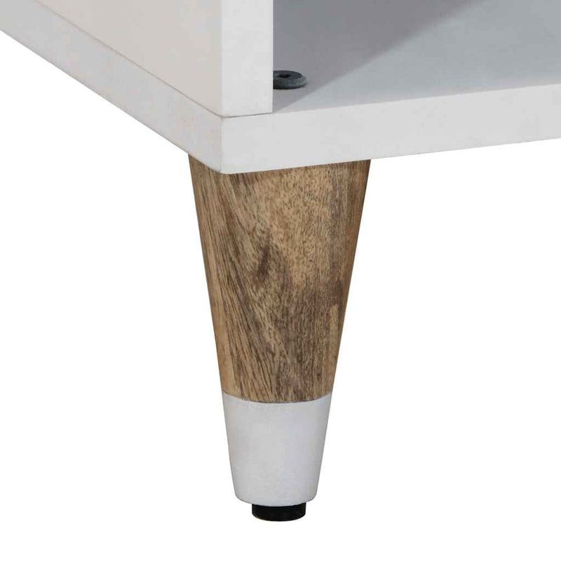 vidaXL tömör mangófa TV-szekrény 80x31,5x46 cm