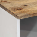 vidaXL tömör mangófa TV-szekrény80x33,5x46 cm