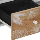 vidaXL tömör mangófa TV-szekrény100x33,5x46 cm