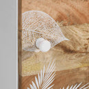 vidaXL tömör mangófa tálalószekrény 80x33,5x75 cm