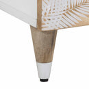 vidaXL tömör mangófa tálalószekrény 80x33,5x75 cm