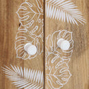 vidaXL tömör mangófa magasszekrény 60x33,5x100 cm