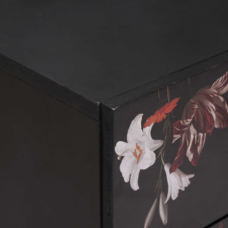 vidaXL Éjjeli asztal 2 pcs Barna 40 x 33,5 x 46 cm Tömör Mangófát