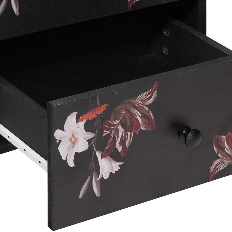 vidaXL Éjjeli asztal 2 pcs Barna 40 x 33,5 x 46 cm Tömör Mangófát