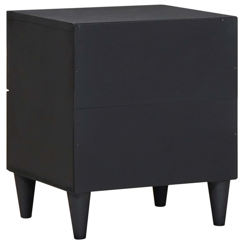 vidaXL Éjjeli asztal 2 pcs Barna 40 x 33,5 x 46 cm Tömör Mangófát