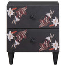 vidaXL Éjjeli asztal 2 pcs Barna 40 x 33,5 x 46 cm Tömör Mangófát