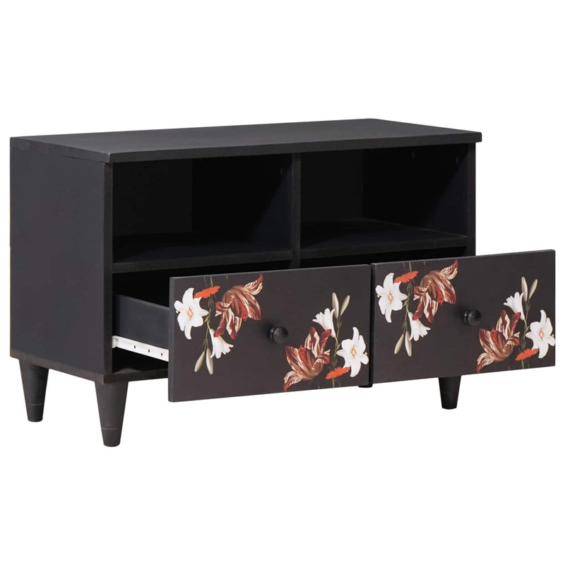 vidaXL Tároló szekrények Sokszínű 70 x 33,5 x 46 cm Tömör Mangófát