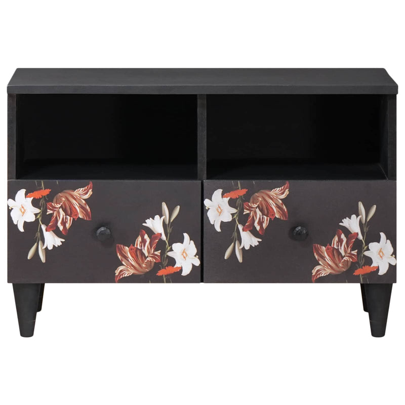 vidaXL Tároló szekrények Sokszínű 70 x 33,5 x 46 cm Tömör Mangófát