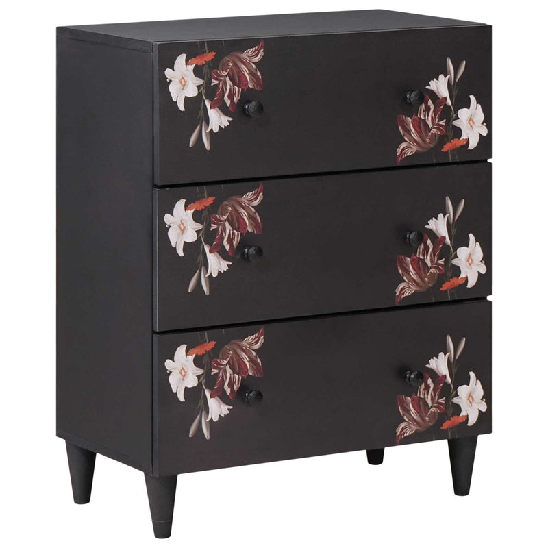 vidaXL Tároló szekrények Sokszínű 60 x 33,5 x 75 cm Tömör Mangófát