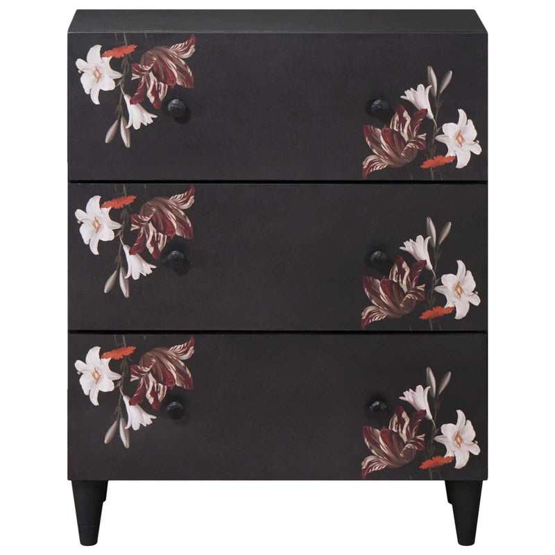 vidaXL Tároló szekrények Sokszínű 60 x 33,5 x 75 cm Tömör Mangófát