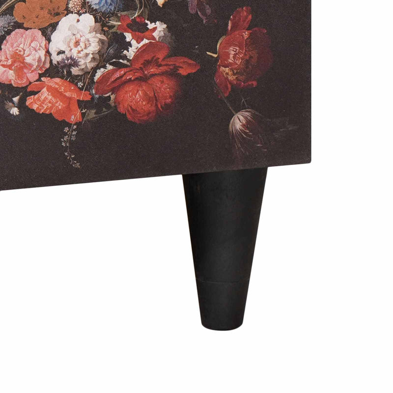 vidaXL Dohányzóasztal Sokszínű 80 x 50 x 40 cm Tömör Mangófát