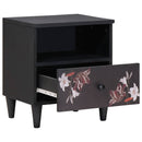 vidaXL Éjjeli asztal fiókkal Barna 40 x 33 x 46 cm Tömör Mangófát