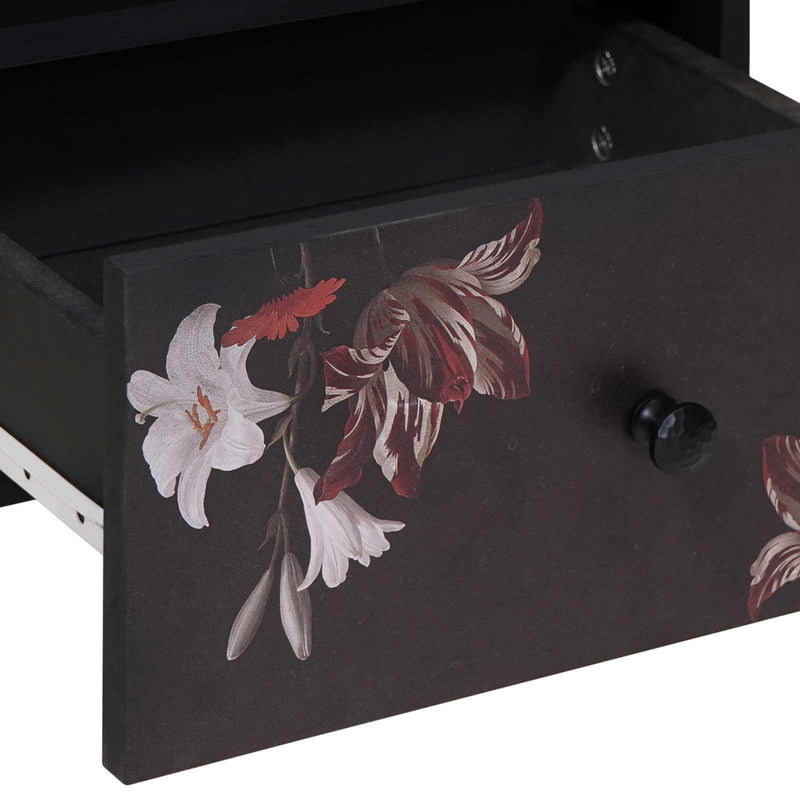 vidaXL Éjjeli asztal 2 pcs Barna 40 x 33 x 46 cm Tömör Mangófát