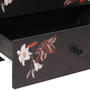 vidaXL Éjjeli asztal fiókkal Sokszínű 50 x 33 x 60 cm Tömör Mangófát