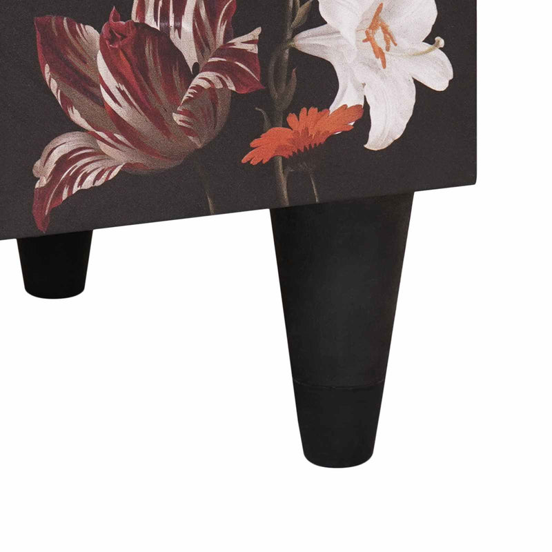 vidaXL Éjjeli asztal fiókkal Sokszínű 50 x 33 x 60 cm Tömör Mangófát