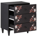 vidaXL Éjjeli asztal fiókkal Sokszínű 50 x 33 x 60 cm Tömör Mangófát