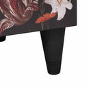 vidaXL Éjjeli asztal fiókkal Sokszínű 50 x 33 x 60 cm Tömör Mangófát